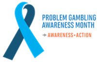 Problem Gambling Awareness Month logo