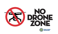 No Drone Zone graphic