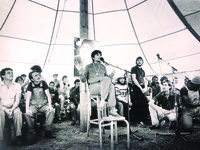 Ma Anand Sheela, spokesperson for the followers of Bhagwan Shree Rajneesh who moved to Wasco County, Oregon in the early 1980s, shares her thoughts. The spiritual leaders attempted to found a new town, Rajneeshpuram, and drew hundreds of followers to the