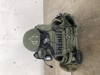 Similar tactical vest and helmet