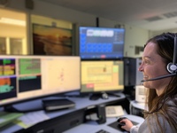 Douglas County 9-1-1 Dispatcher answers a call from the public