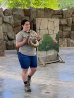 A snake education event at Wildlife Safari's Safari Dome in Winston.
