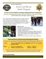 LCSO Youth SAR Flyer