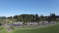 Aerial view of the CASEE campus, Battle Ground Public Schools' 80-acre outdoor learning lab