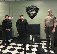 Sheriff Kast Visiting With Medical Staff at Marion County Jail