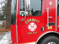 photo of Corbett fire engine