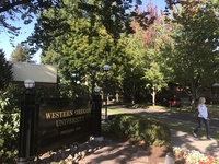 Western Oregon University campus in Monmouth