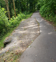 Portion of Vancouver's Burnt Bridge Creek Trail to be repaved/repaired.
