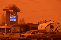 The Clackamas County Fairgrounds and Event Center on Sept. 9, when it served as an evacuation center for families and livestock fleeing the wildfires. The Fairgrounds received a $187,287 CRFCS grant award.