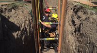 PF&R's Trench Rescue Team training