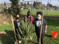 Black History Month tree planting 4