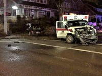 Ambulance Crash Scene