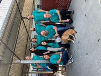 OnPoint employees volunteering at the Oregon Humane Society.