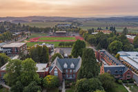 Aerial view of Western Oregon University