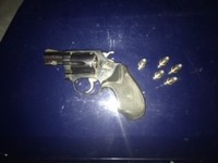 Officer recover loaded revolver