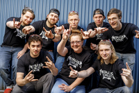 Clackamas Community College Metallica Scholars from the first-year cohort in 2019.