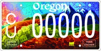 Celebrate Oregon! License Plate Design