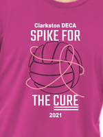 Clarkston DECA Spike for the Cure T Shirt