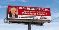 Pablo Perez-Angeles murder billboard.