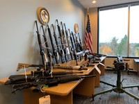 Photo: seized firearms