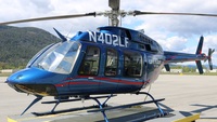 A Life Flight Network Bell 407 helicopter.