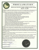 DC Parks Appreciation Proclamation