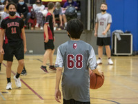 Students at Laurin and Amboy middle schools play basketball during the inaugural season
