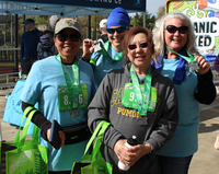 Caregivers from PeaceHealth Peace Harbor Medical Center at the 2022 Eugene Marathon