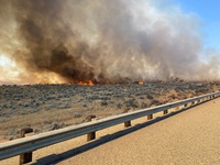 I-84 EB Wildfire near MP 366