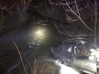 Vehicle in Boulder Creek