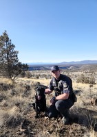 Trooper Shae Ross with K-9 Scout