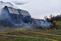 Burn Pile near Barn