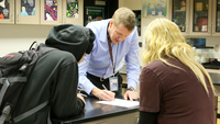 Students in Adam Sitler's science class at Washougal High School