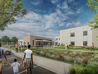Rendering of proposed inpatient rehabilitation facility