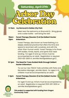 Arbor Day Celebration Event Flyer